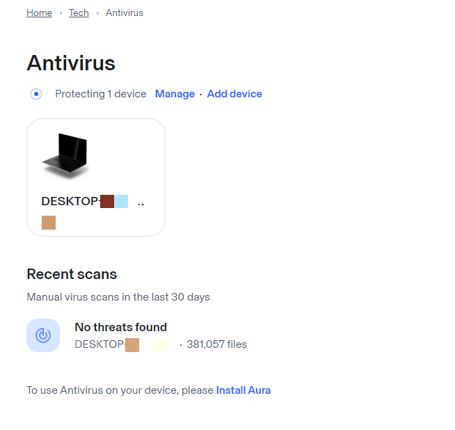 Aura Antivirus