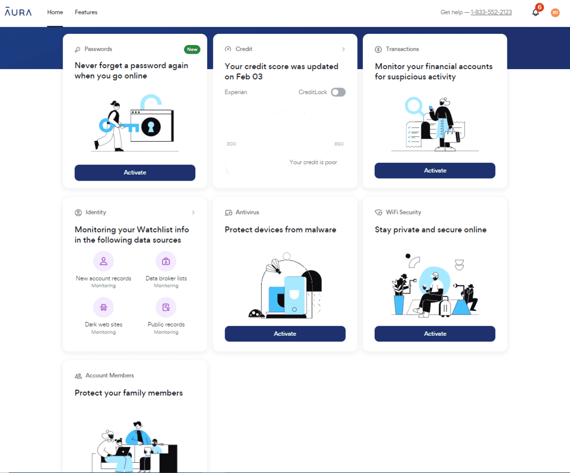 Aura Dashboard