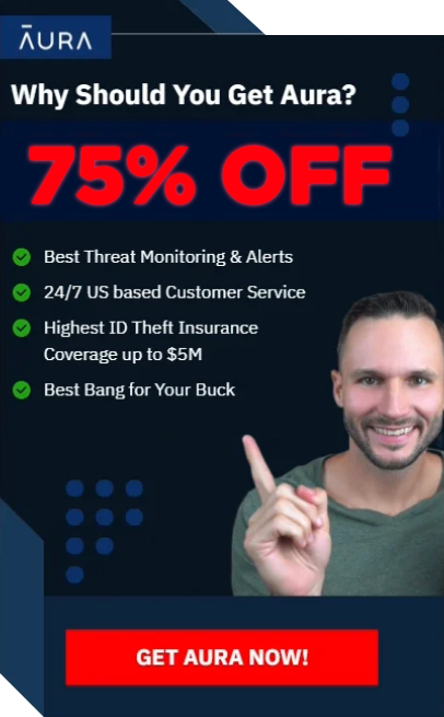 Get 75% Off Aura Identity Theft Protection